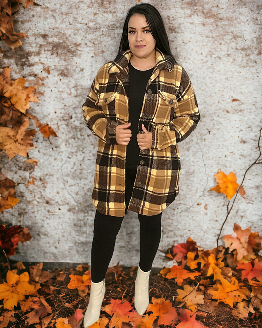 Chaqueta de sherpa de peluche
