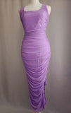 Vestido de tirantes morado