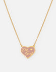 Enamel Let God Necklace