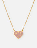 Enamel Let God Necklace