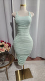 Party Dress Mint Green Tank Dress