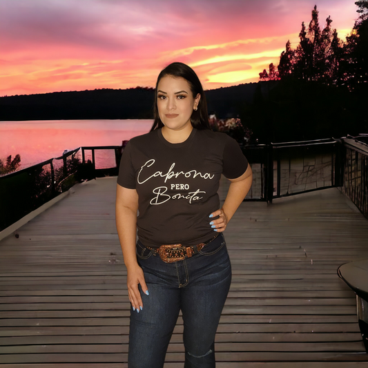 Cabrona pero Bonita Black T-Shirt