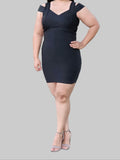 The Shapewear Dress V Neck Sleeveless Mini