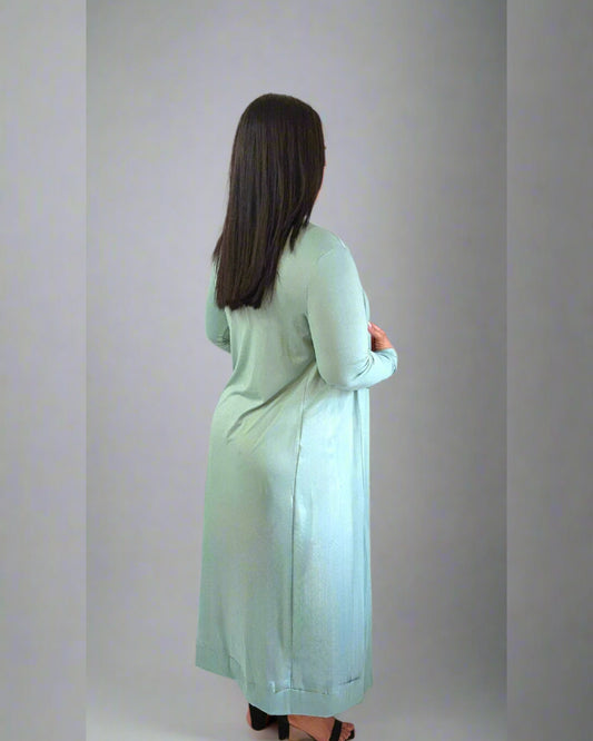 Sage - 2 pc Cardigan and Dress set