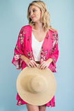 YD Boutique Casual Kimonos Azalea Floral Kimono