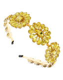 YD Boutique LLC Handbag & Wallet Accessories Flower / Yellow Rhinestone Crystal Headband