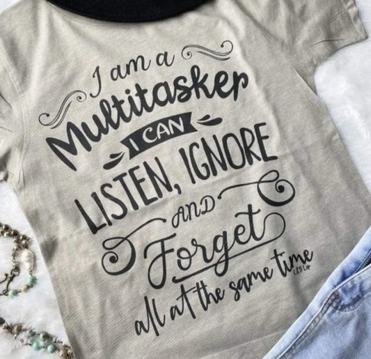 YD Boutique LLC Shirts & Tops S I am a Multitasker graphic tee