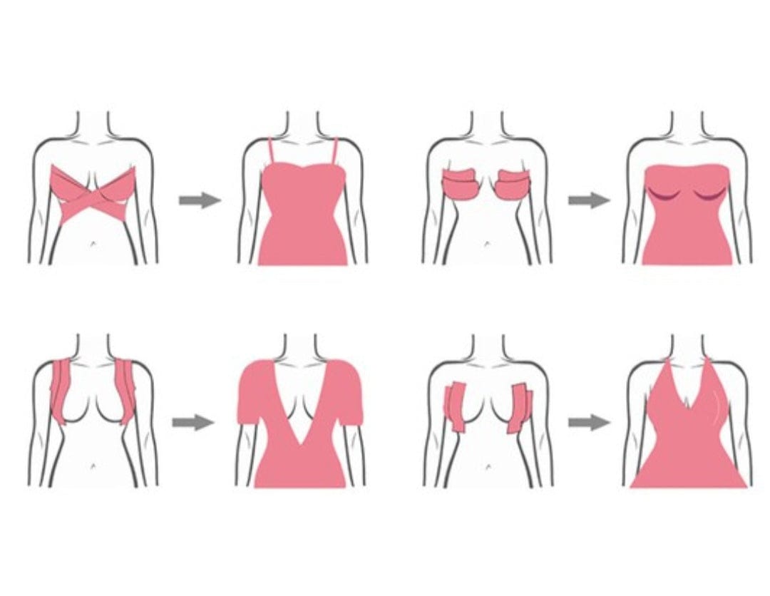 YD Boutique Bra Strap Pads Breast Lift Tape Push Up