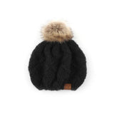 YD Boutique Hats Black C.C Beanie Beret