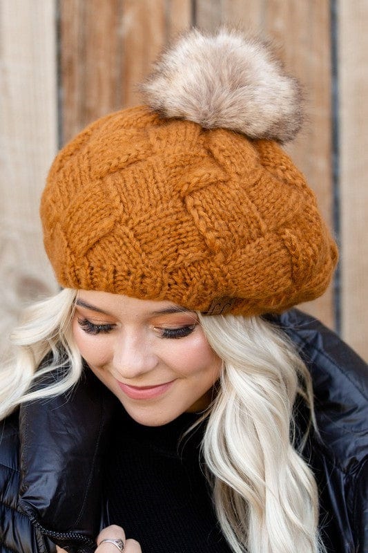 YD Boutique Hats C.C Beanie Beret