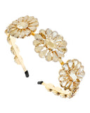 YD Boutique LLC Handbag & Wallet Accessories Flower / Gold Rhinestone Crystal Headband
