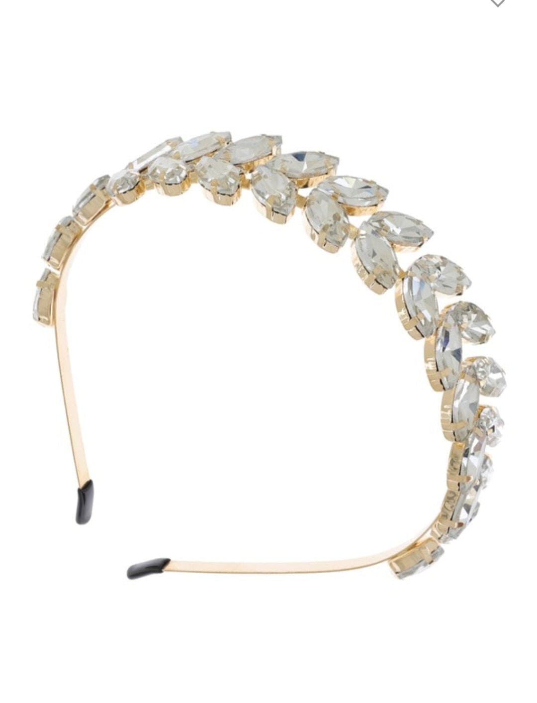 YD Boutique LLC Handbag & Wallet Accessories Leaf / Silver Rhinestone Crystal Headband