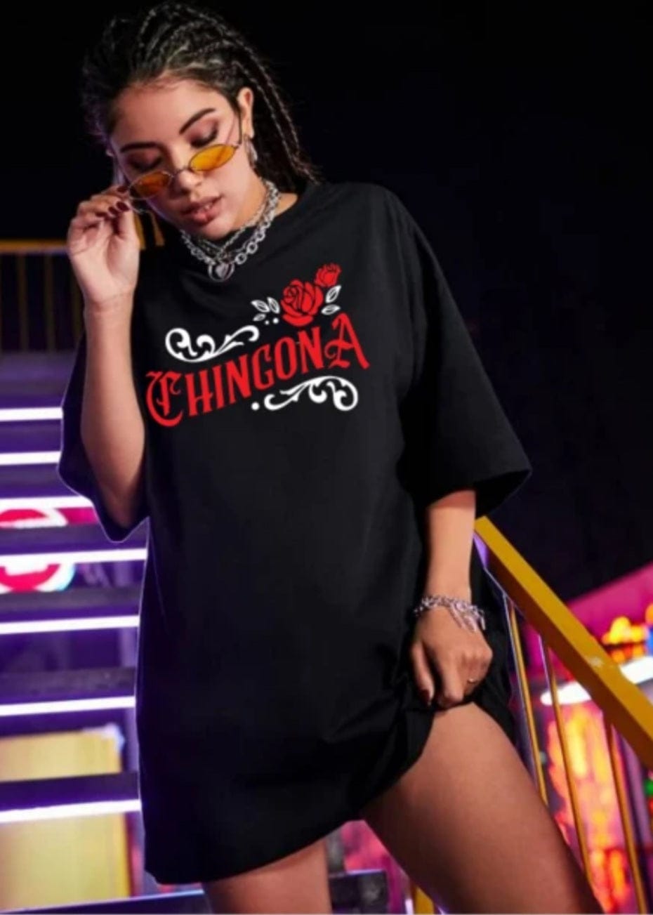YD Boutique Shirts & Tops L Chingona T-Shirt