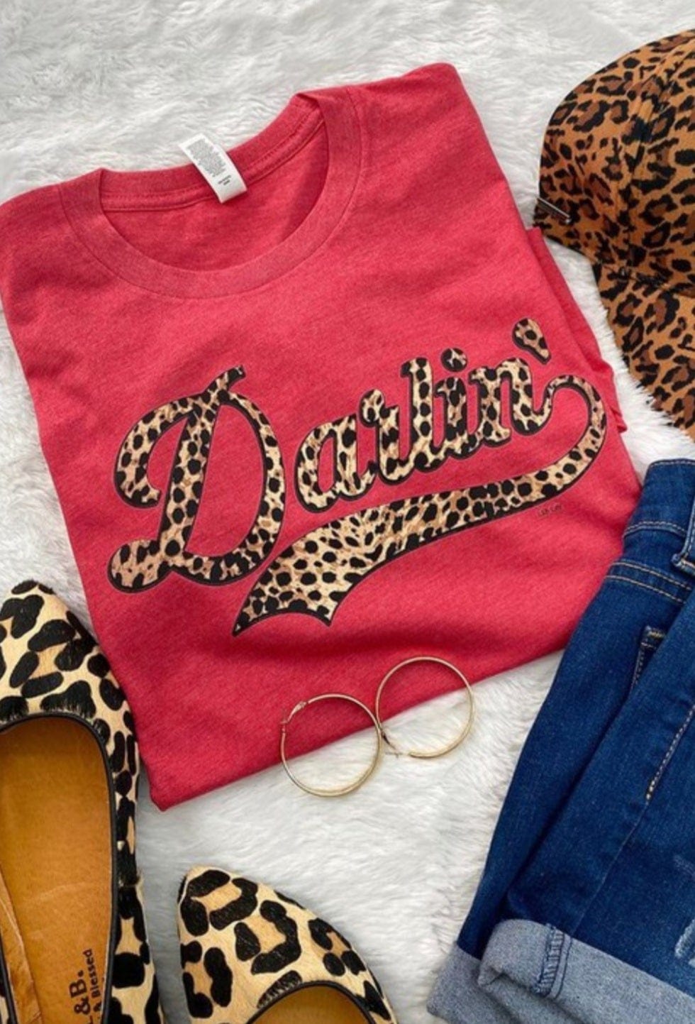 YD Boutique Shirts & Tops S Darlin Tee