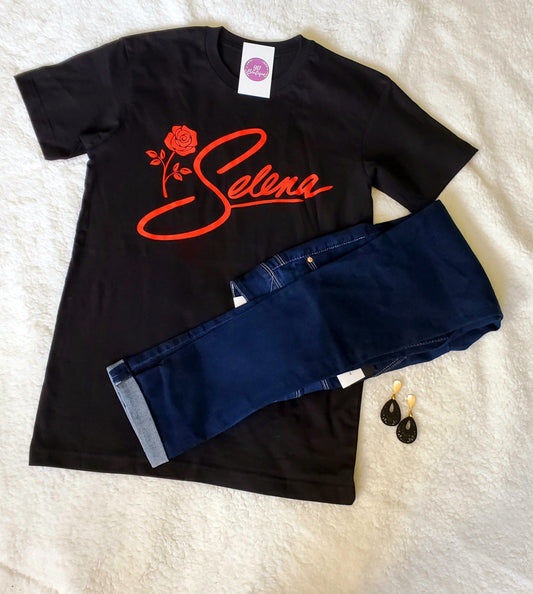 YD Boutique Shirts & Tops S Selena Graphic t-shirt