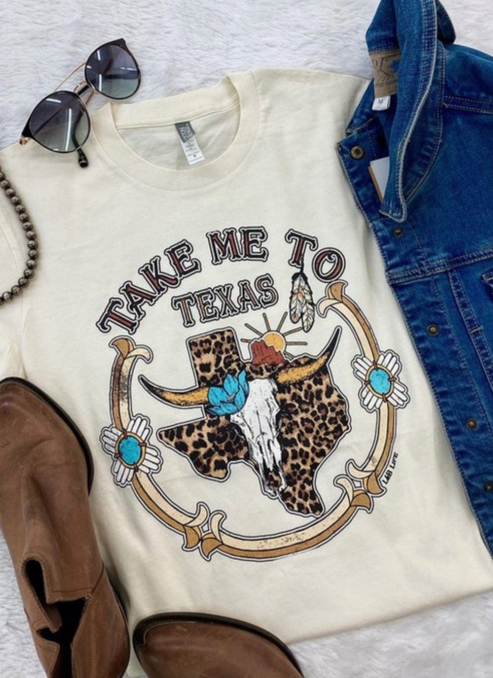 YD Boutique Shirts & Tops S Take me to Texas Tee